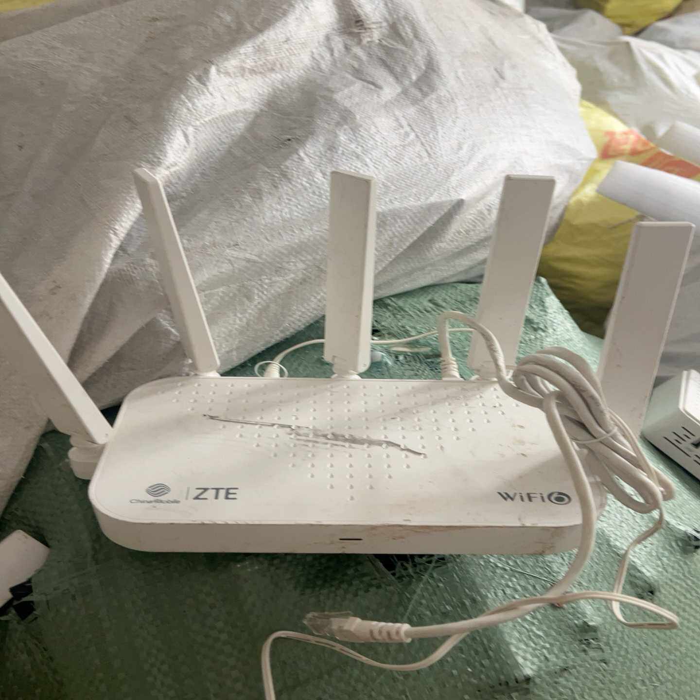 路由器zte中兴zxhnE2633功能完好WiFi6有--议价商品
