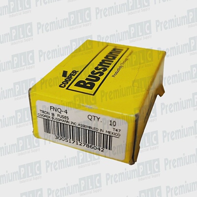 10盒COOPERBUSSMANNFNQ4TRON熔丝级Midget4AMP500VATQ4全新带盒