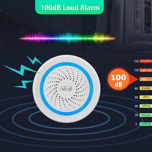 WaveUSBSirenAlarm智能声光报警器全屋智能家居联动现场报警