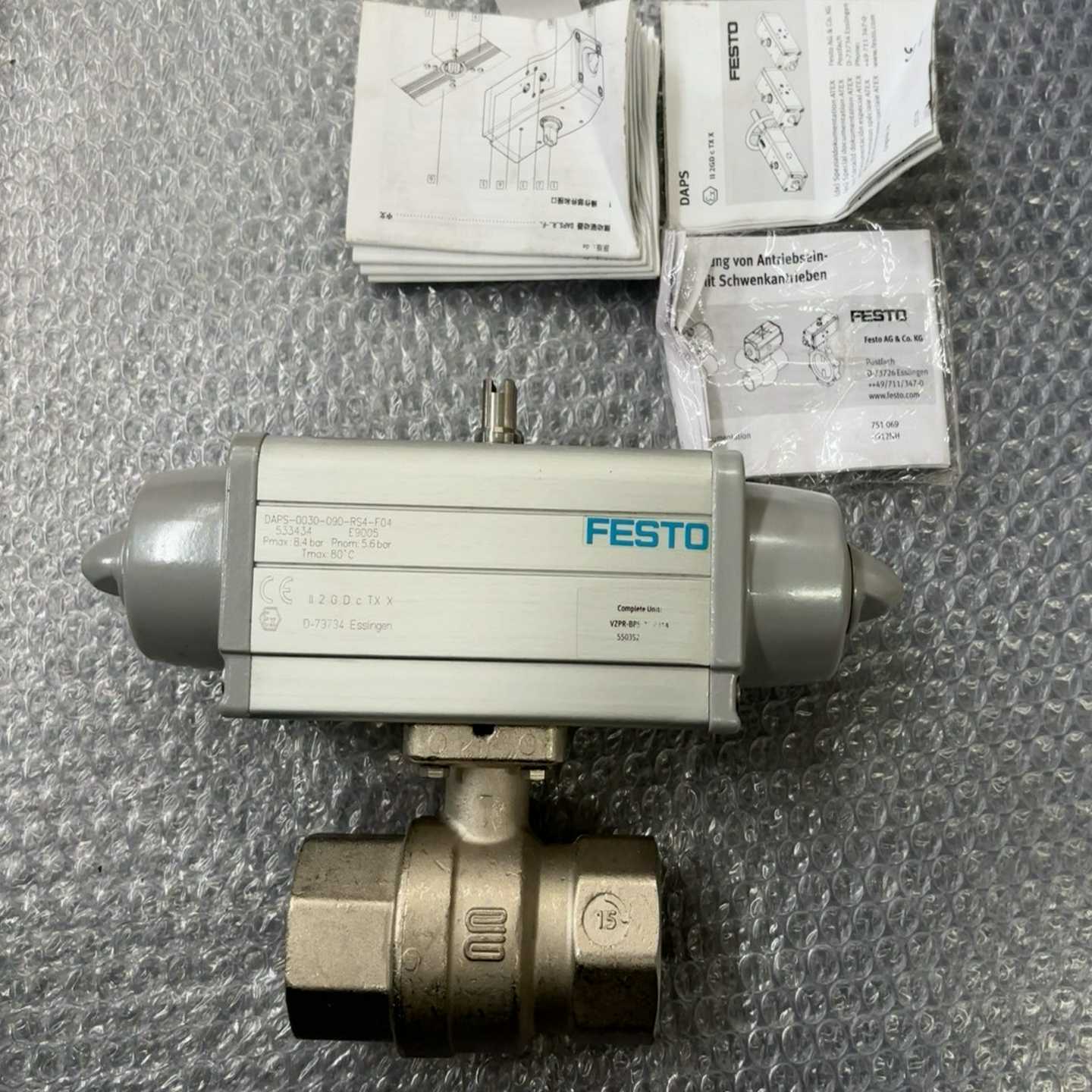 VZPR-BPS-22-R114阀FESTO费斯托气动球阀，-议价