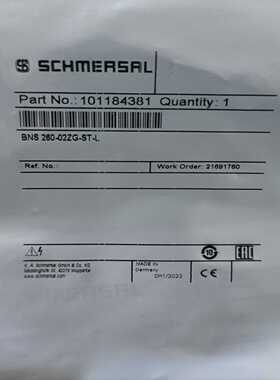 BNS260-02ZG-ST-L施迈赛传感器全新原装正品现货包邮