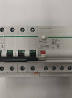 询价原装正品C65N4PC4030mA施耐德带剩余电流动作保护小型漏电开