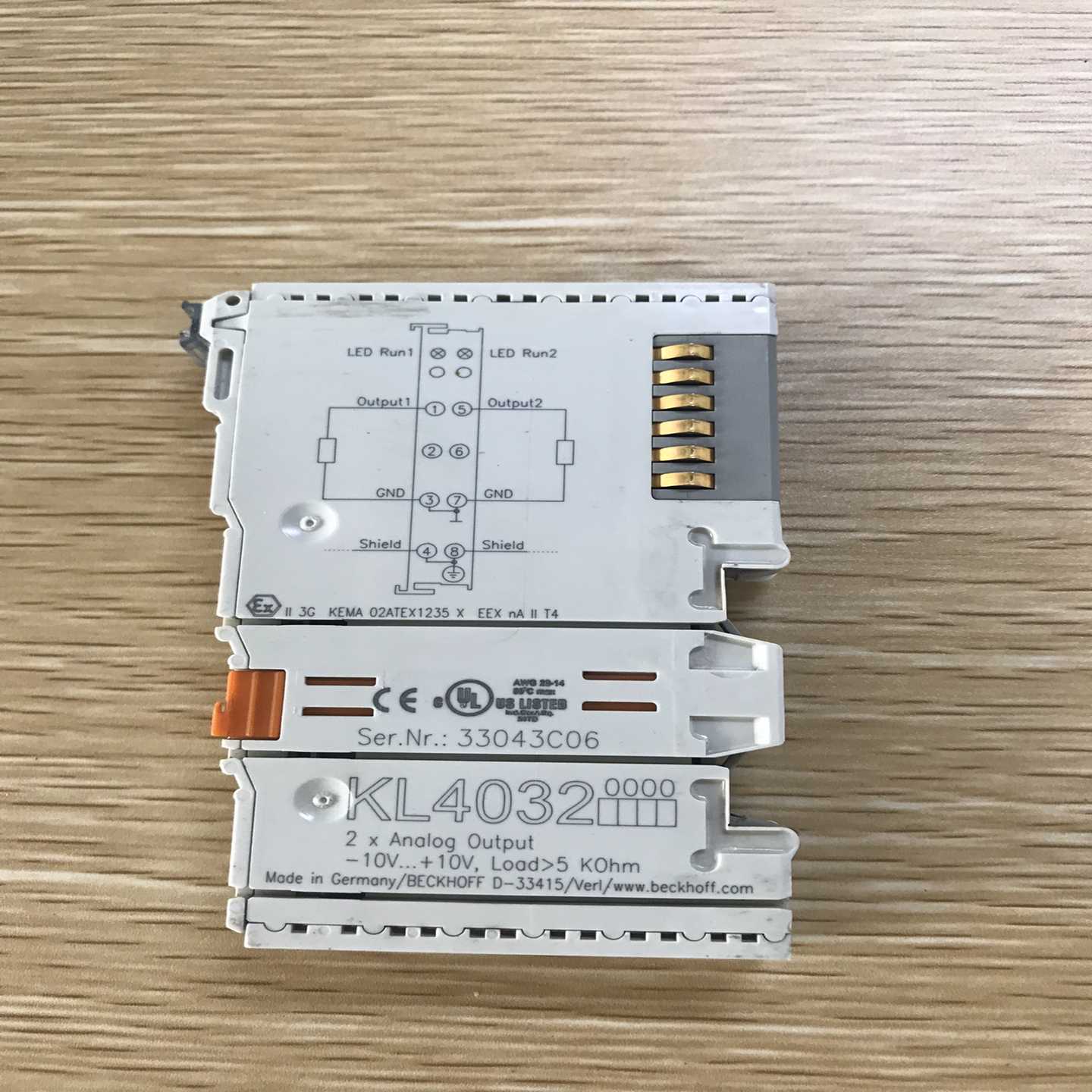BECKHOFF倍福模块KL4032，可带包装，量大从优【博航商行】