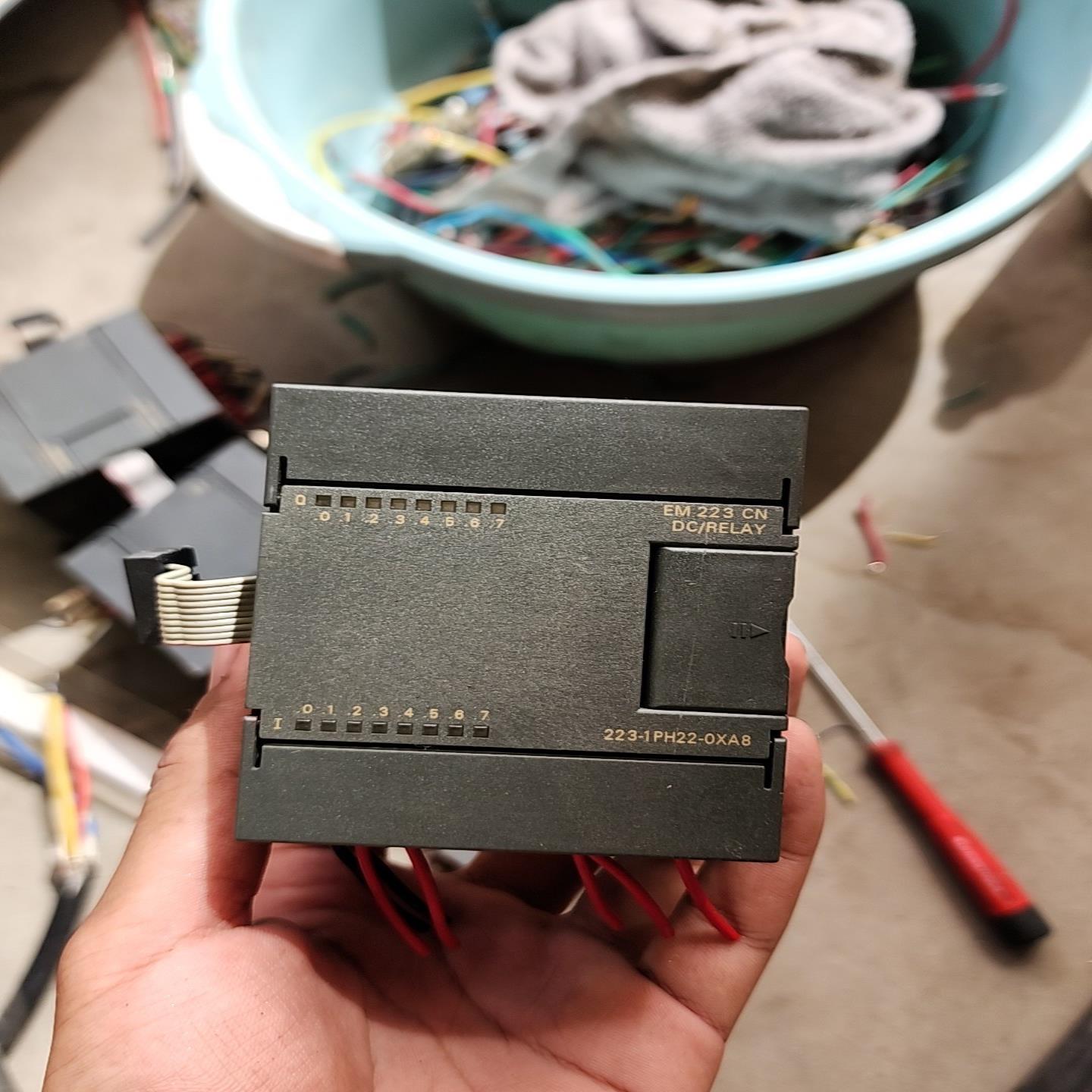 西门子6ES7223-1PH22-0XA8，二手拆机包好--议价商品