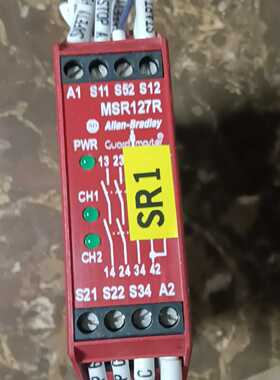出Allen-BradleyMSR127R安全继电器，红色--议价商品