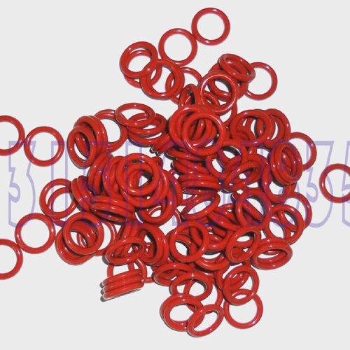 红色耐高温硅胶O型圈内径65/67/69/71/73/75/77.5/80118*2.65MM