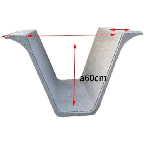 盖板排水u型水泥预制水槽自制模型混凝土现浇预制块磨具排水沟