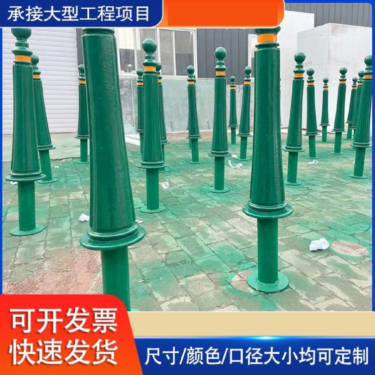 铸铁止车柱铸铁八角柱铸铁罗马立柱市政公路隔离桩阻车路障可定做