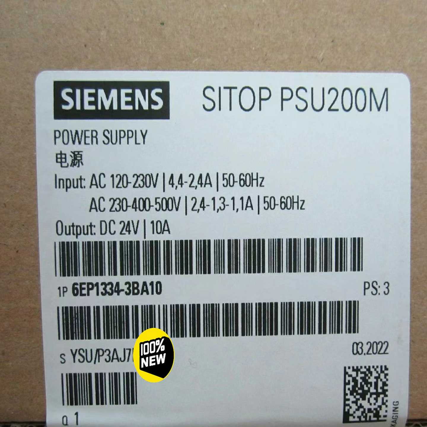 SITOP开关电源6EP1334-3BA10询价