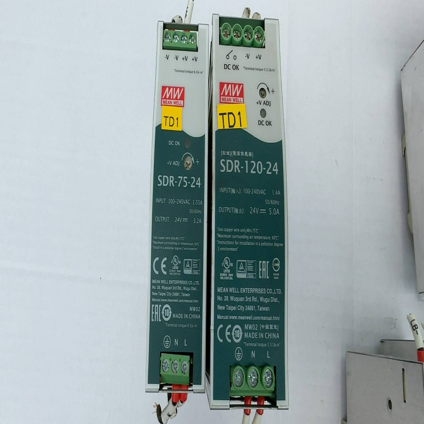SDR-120-24/5A/导轨开关电源询价
