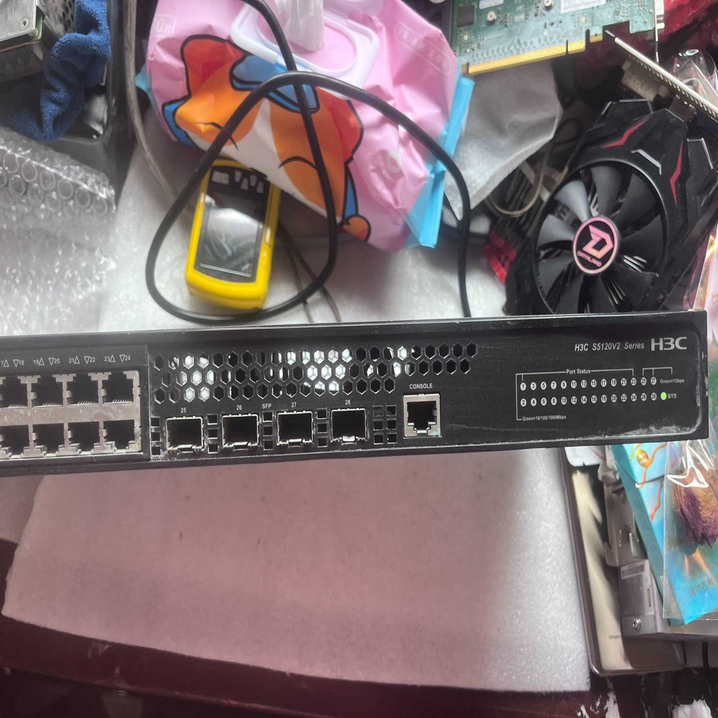 H3C华三S5120V2-28P-SI24口全千兆交换机，-议价