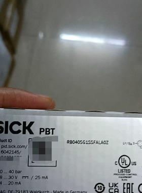 SICK西克压力传感器PBT-RB040SG1SSFAL议价