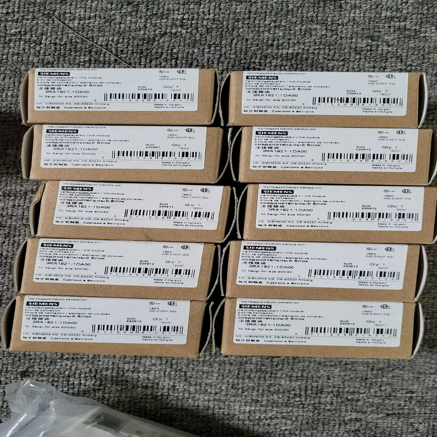 未拆封3RA1921-1DA00,余品~询价