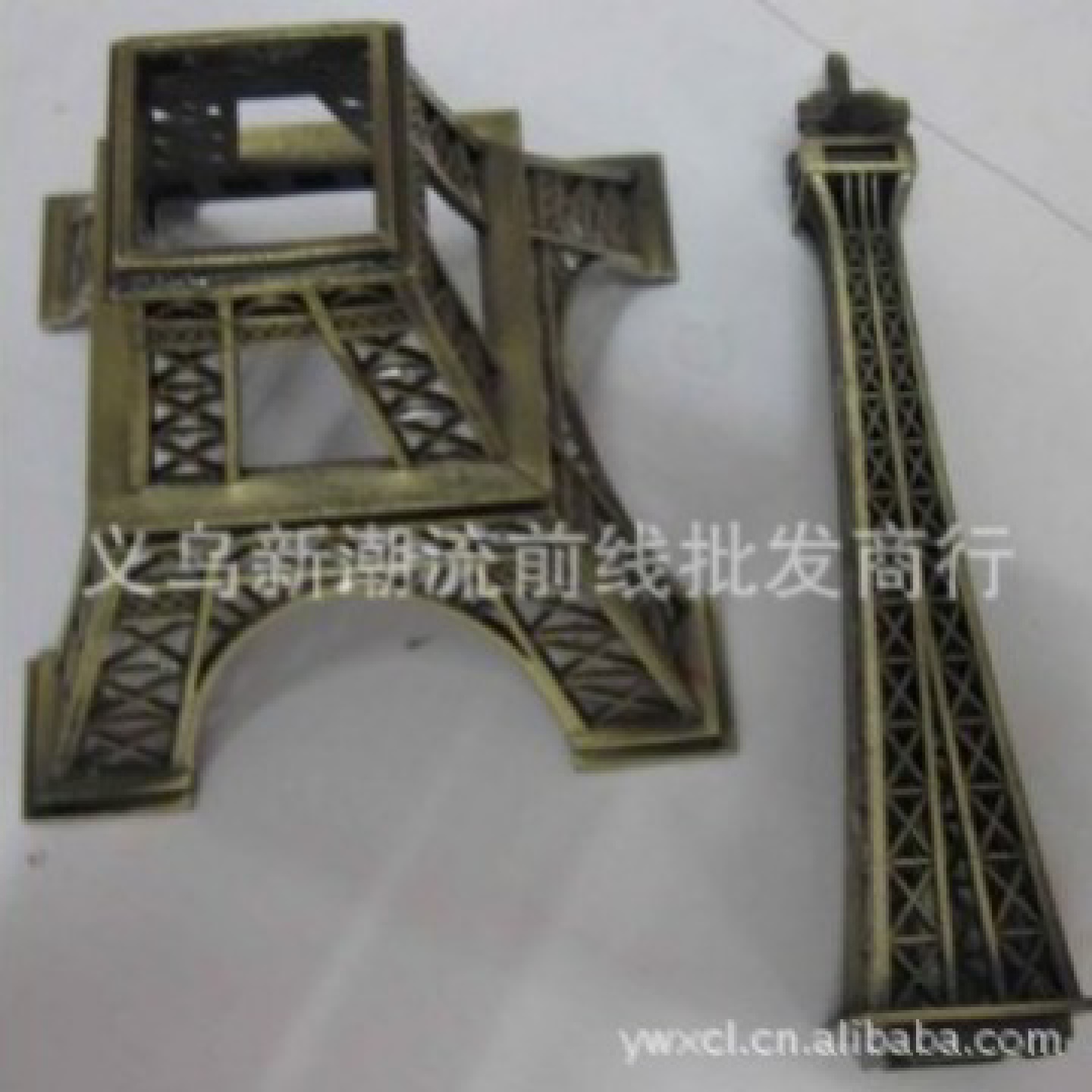 zakka日单杂货巴黎埃菲尔铁塔模型小摆设拍摄道具48cm美观