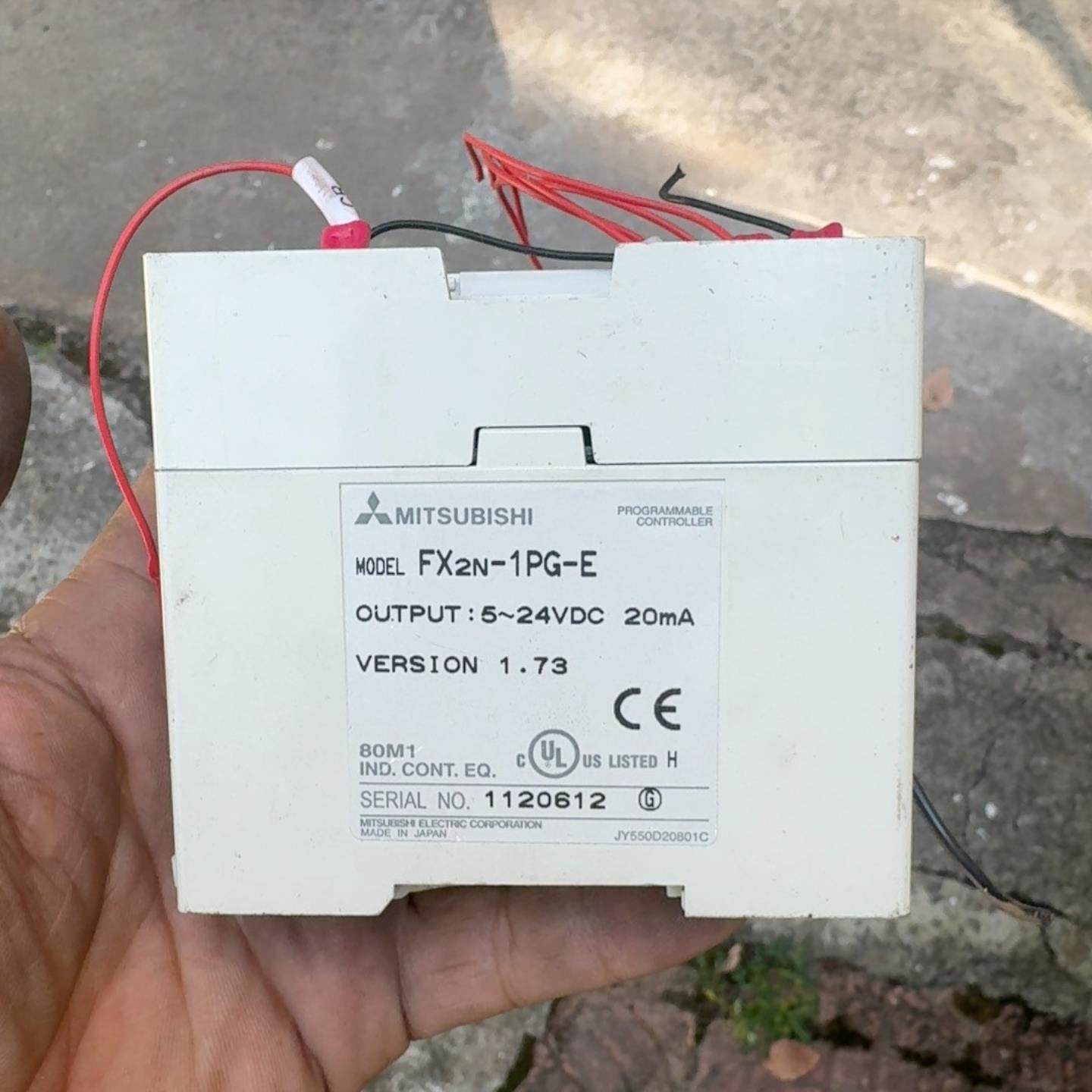 【请询价】三菱PLC定位模块FX2N-1PG-E二手拆机实物拍摄