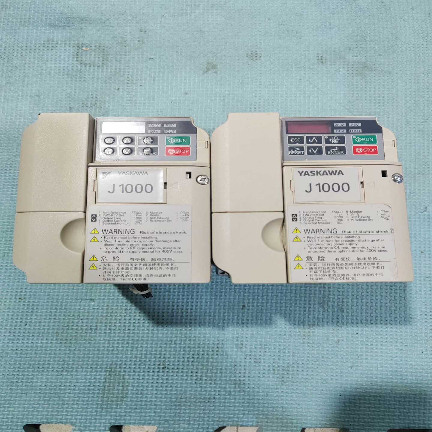 安川变频器2.2/3KW，J1000系列，JB4A0007B（零零电子）