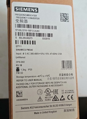 议价西门子变频器6SL32101SE122UA0一台议价