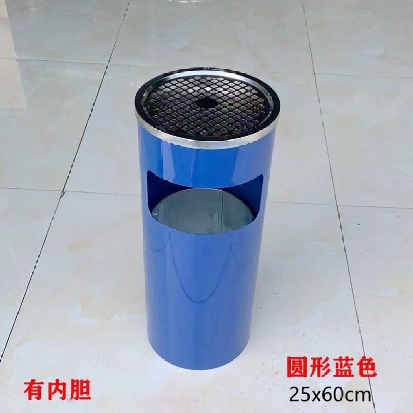 酒店垃圾桶大堂立式不锈钢带烟灰缸吸烟灰柱商场走廊过道商用户外