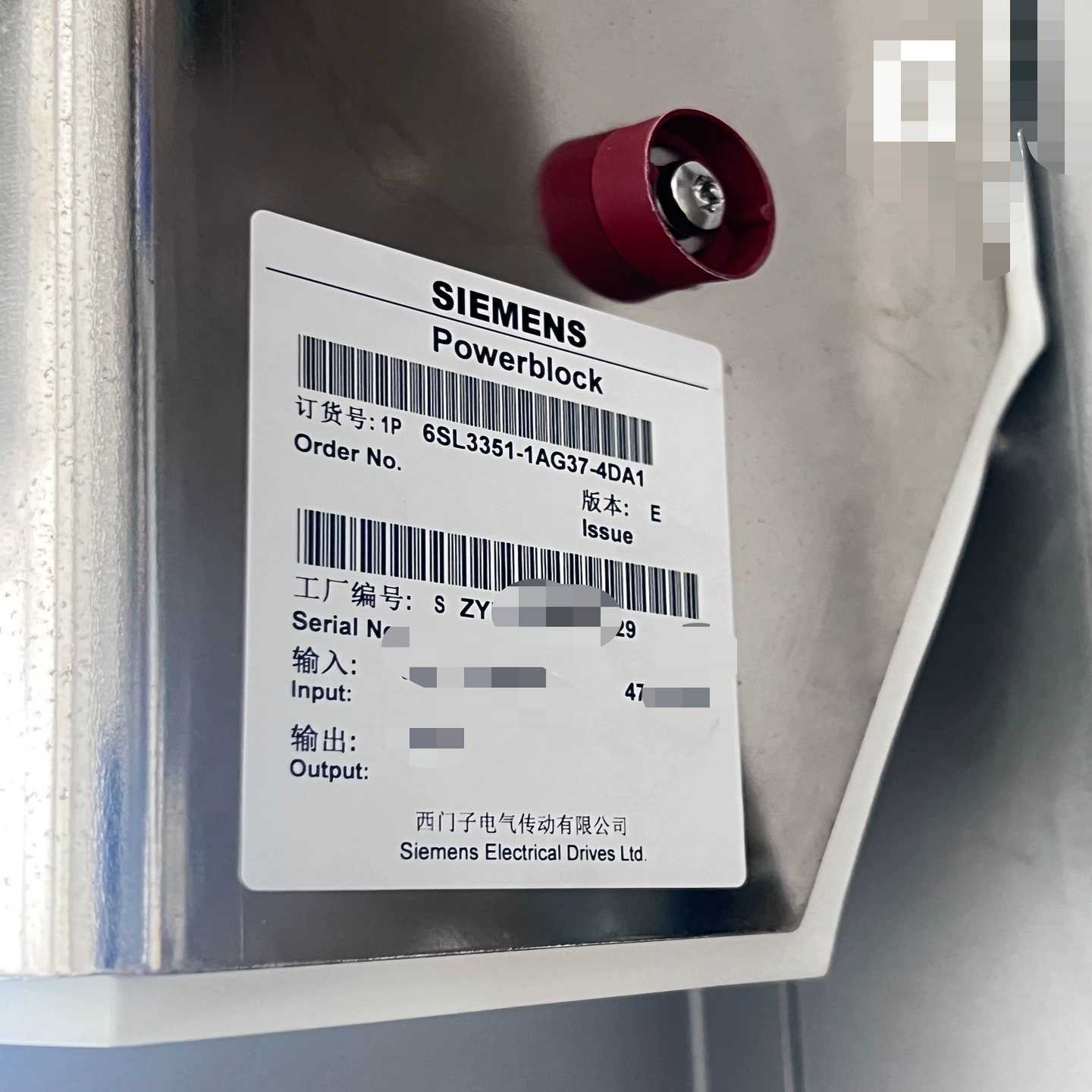 6SL3351-1AG37-4DA1成色好，功能完好，价--议价商品