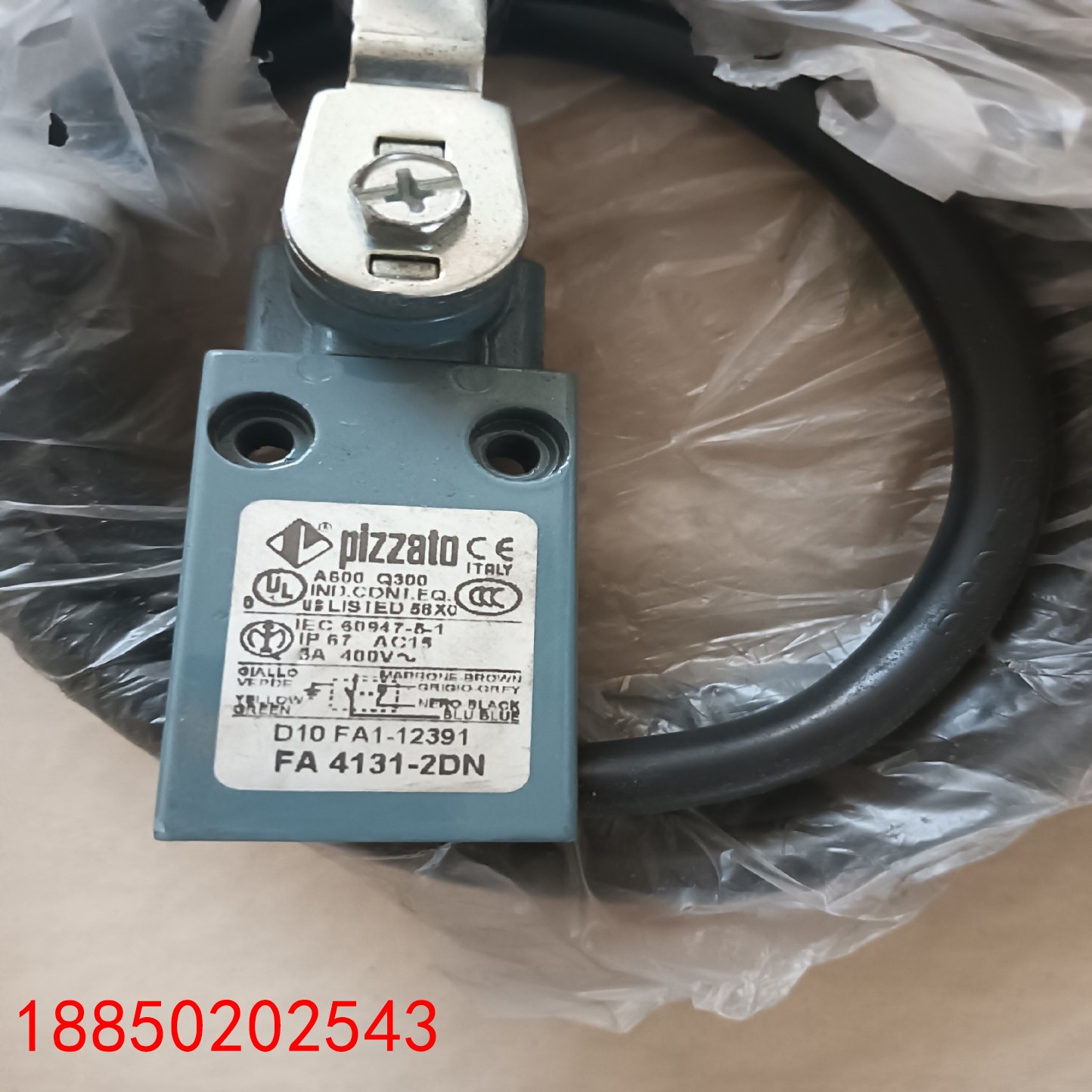 【请询价】工程剩余全新原装PIZZATO限位开关FA 4131-2DN