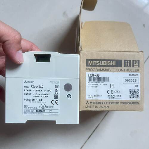 三菱PLC模块FX3U4AD进口全新原装正品库存物实