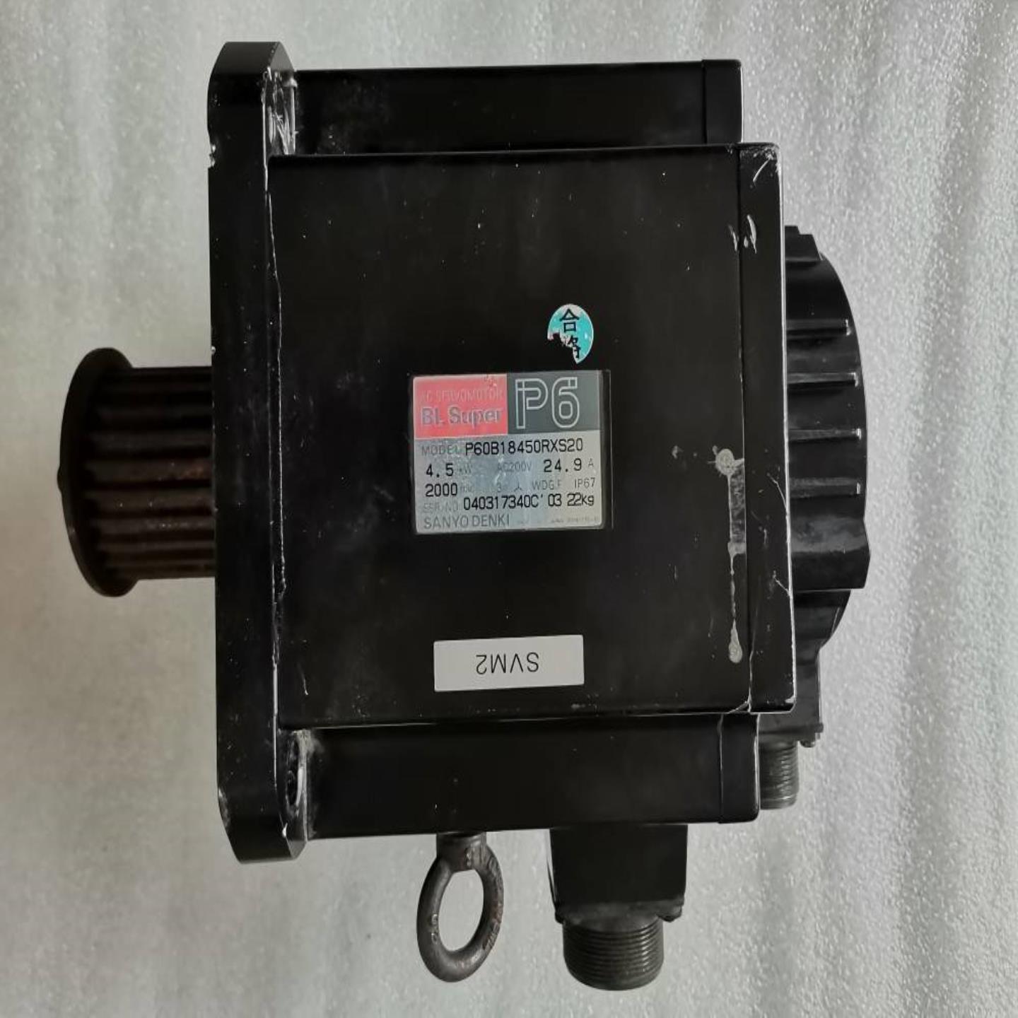 配件现货测试好P60B18450RXS20三洋伺服电机议价