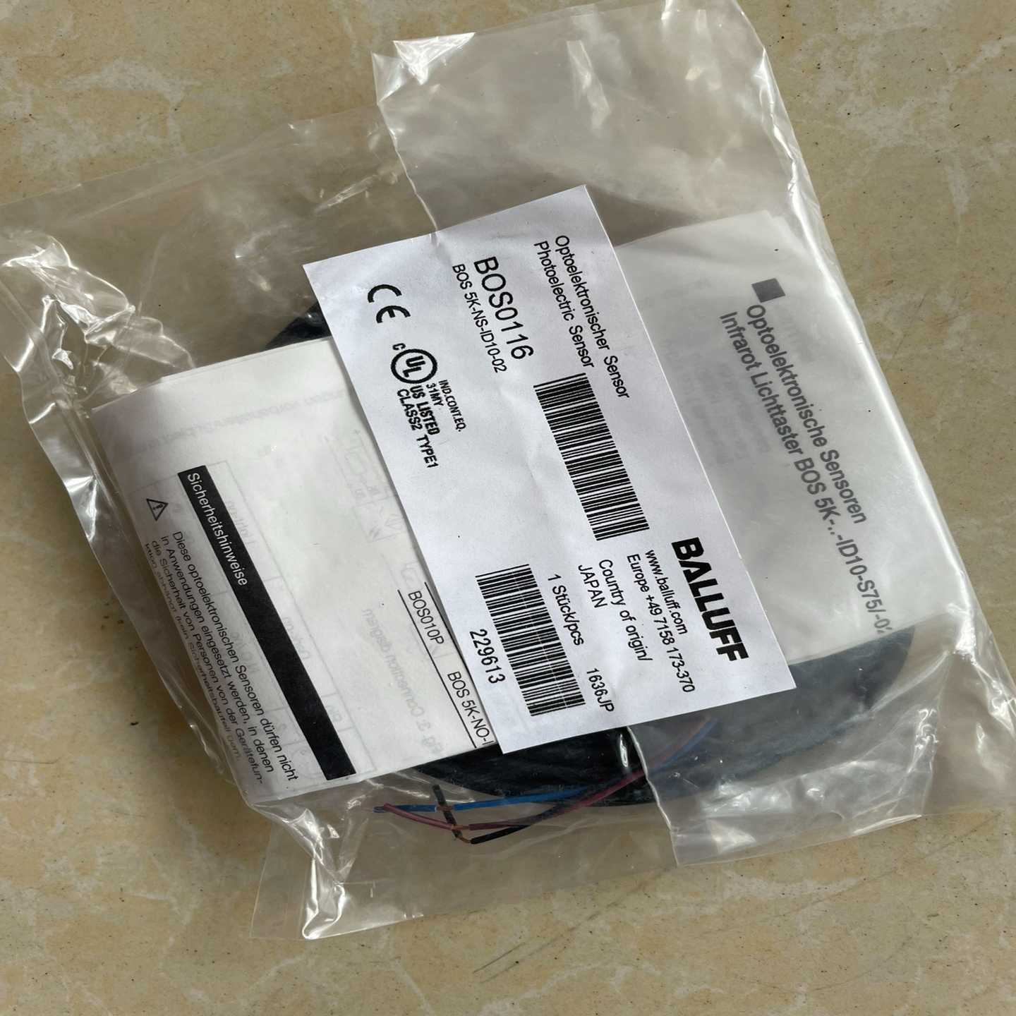 询价巴鲁夫光电传感器BOS0116，BOS5K-NS-ID10