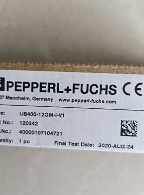 议价超声波传感器 UB400-12GM-I-V1 全新 原装 正品 大量现货假一