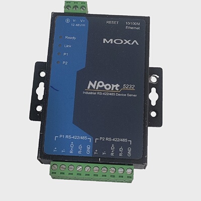 *New no box* MOXA Nport 5232 Industrial RS422485 Device Serv