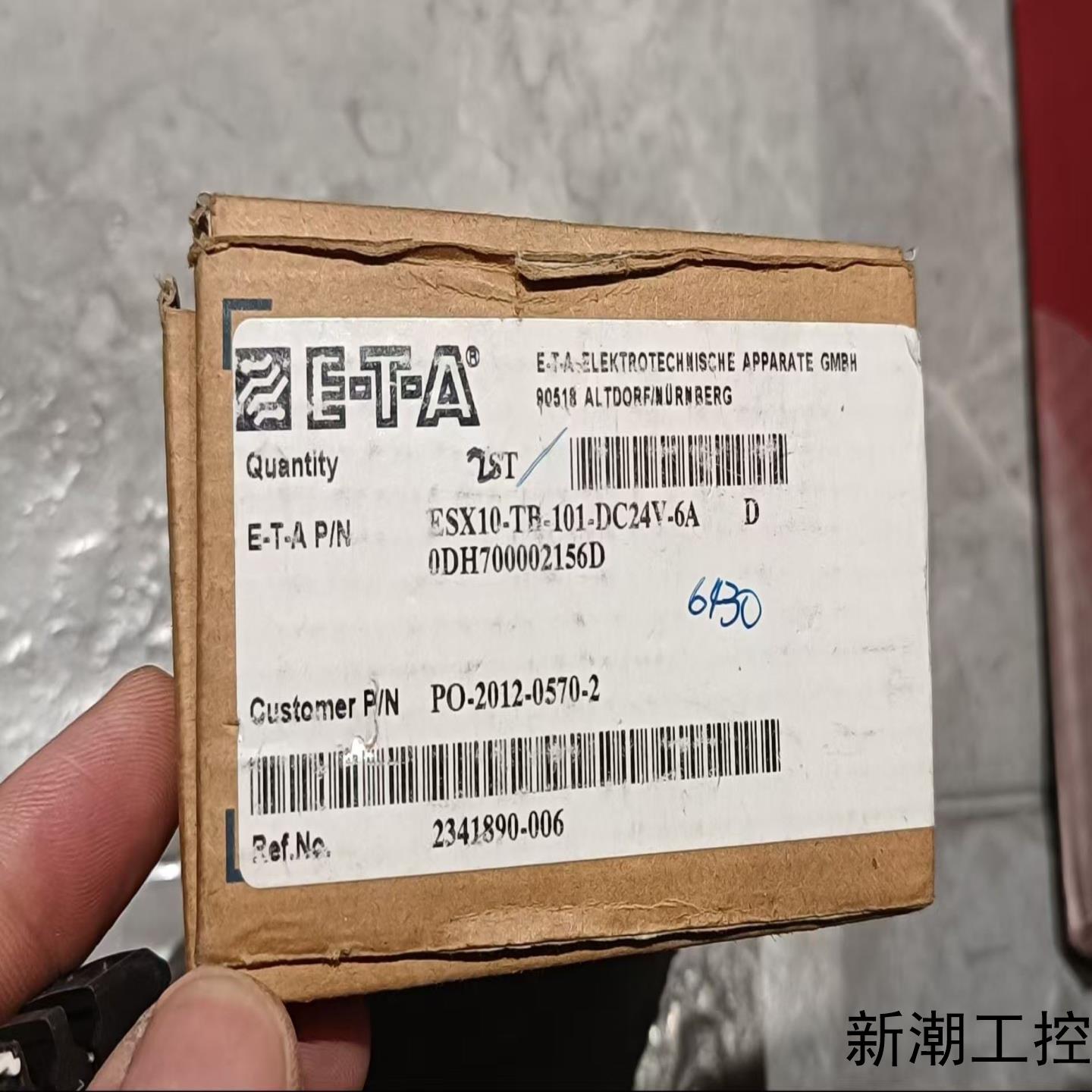 全新德国ETA电子断路器 开关 ESX10-TB-101-D议价商品