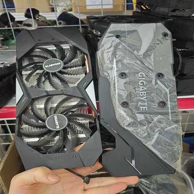 技嘉2060super散热风扇背板一套几乎全新。总长26.--议价商品