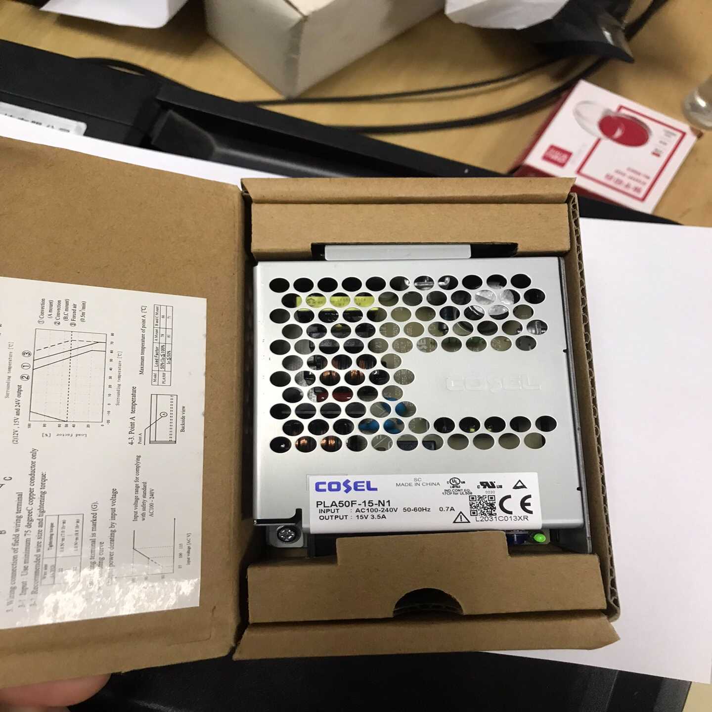 科索电源PLA50F-15-N1导轨安装电源可以替代PLA5议价