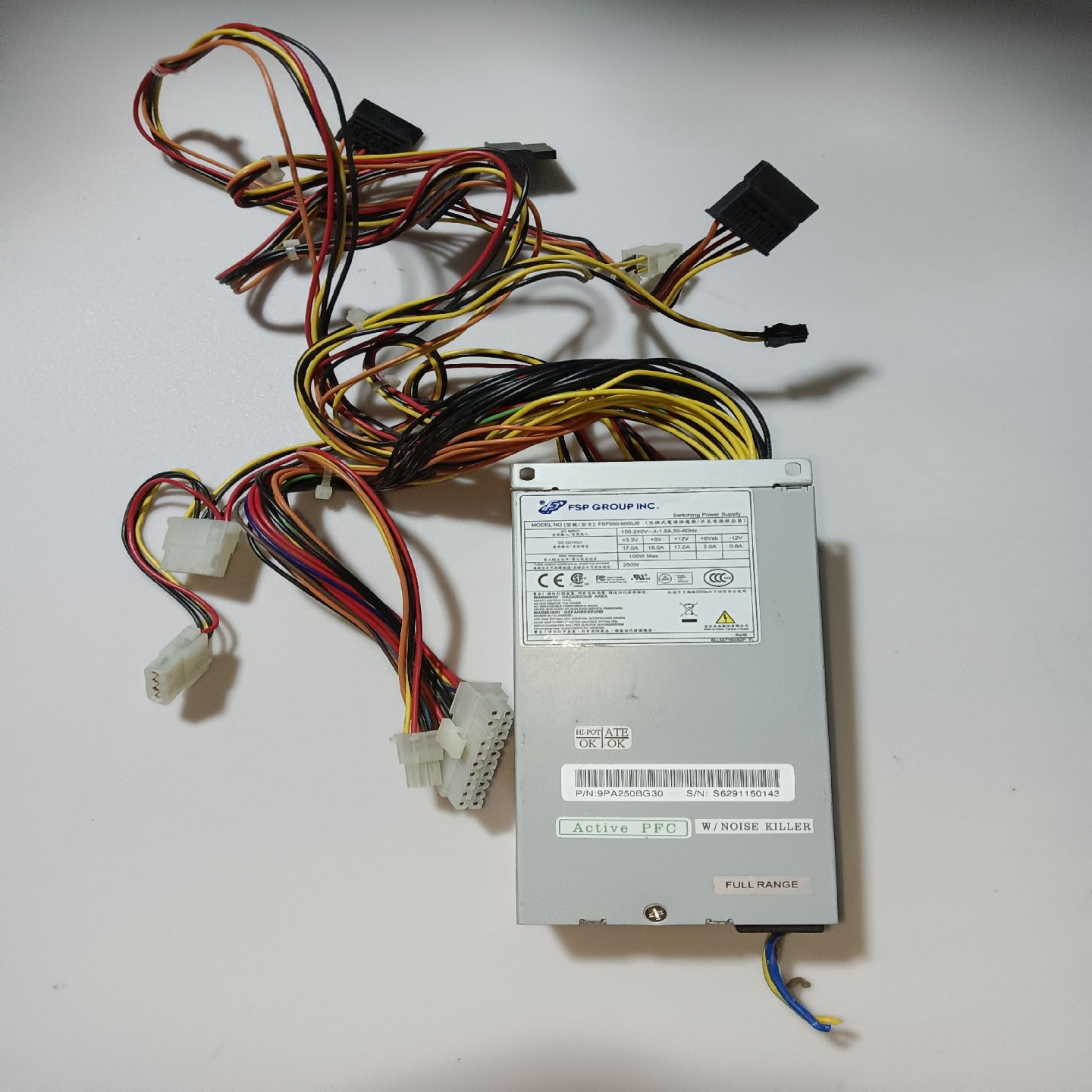 【请询价】全汉FSP250-50GUB工控机电源 二手拆机成色如图