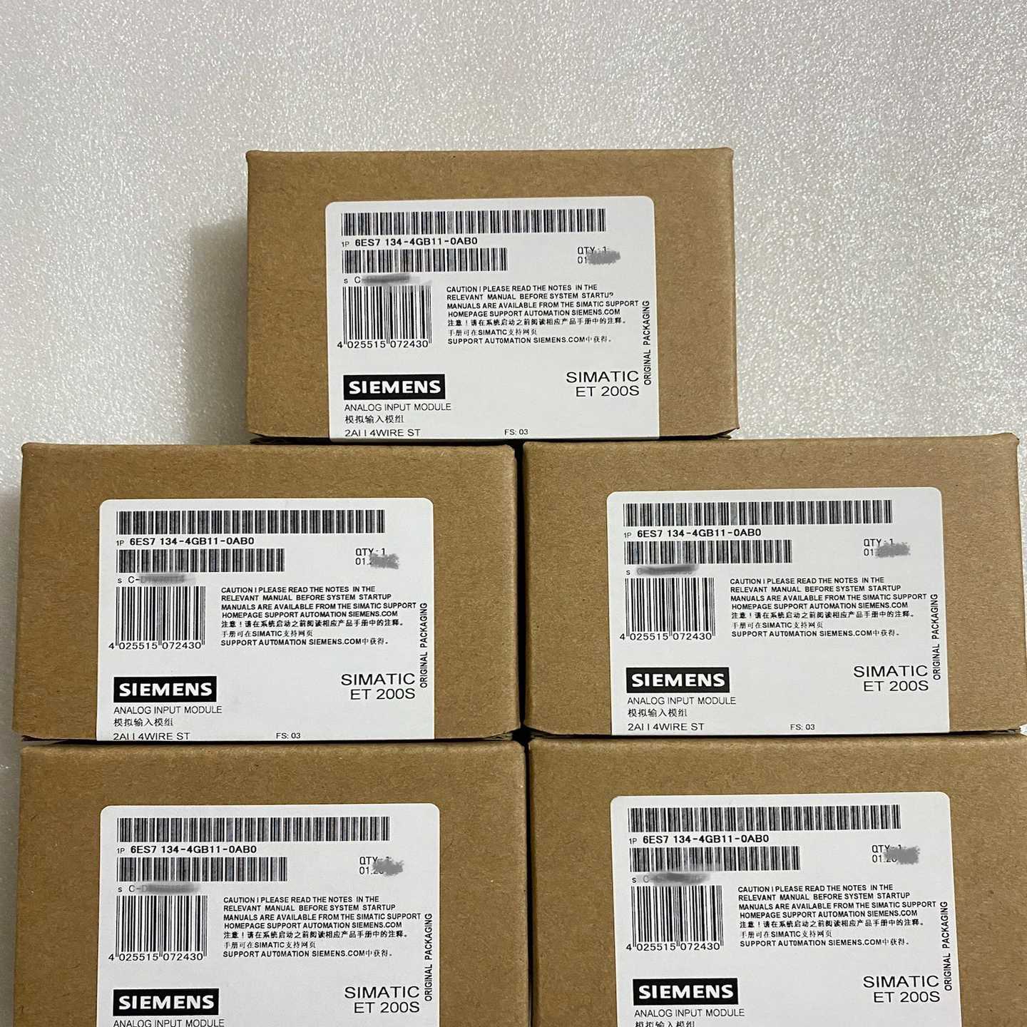 6ES7134-4GB11-0AB0余货，质保一年，有需【博航商行】