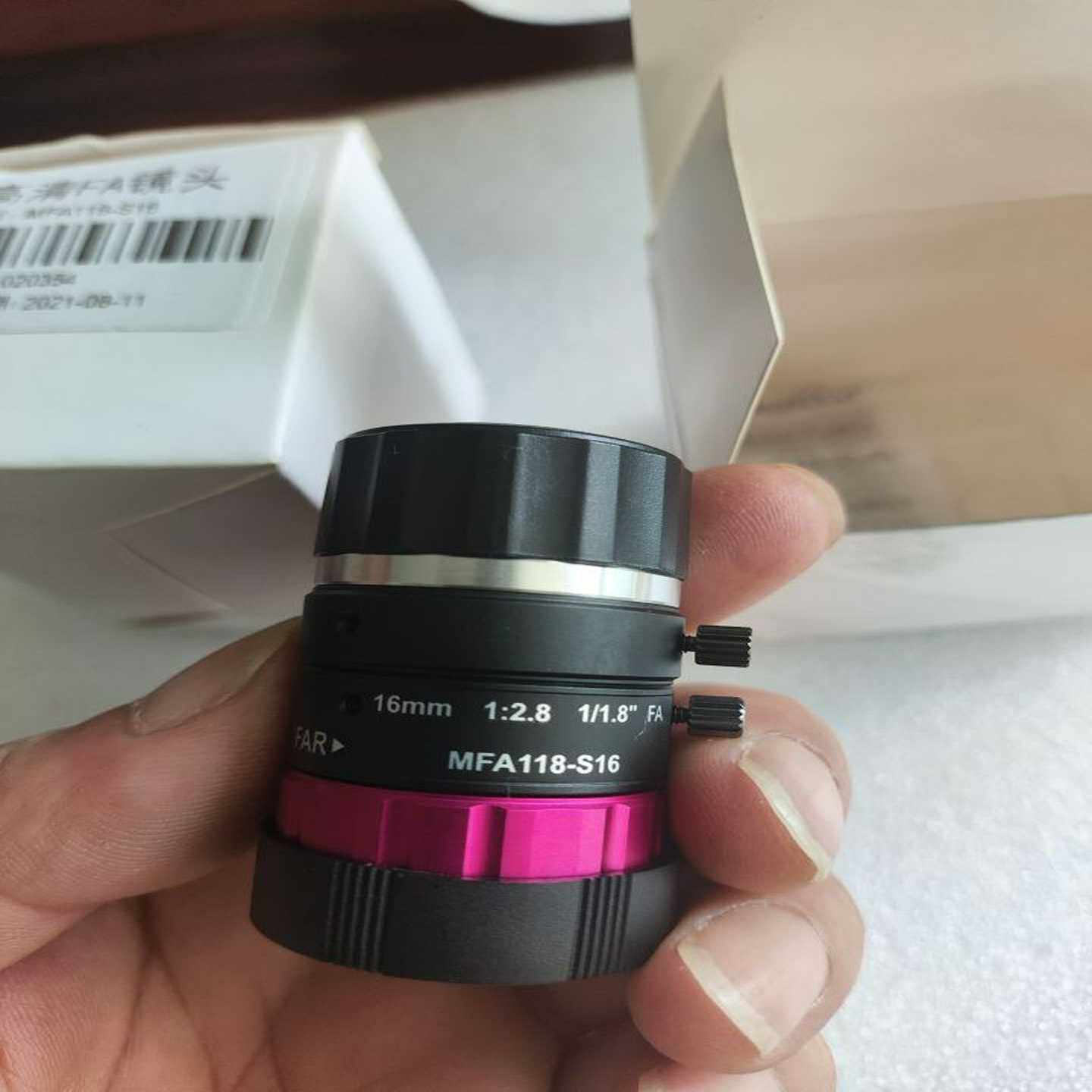 询价全新视清FA镜头MFA118-S16，带包装，高清成像，工业