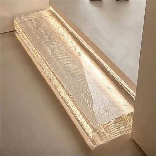 超白玻璃砖水晶砖隔断墙实心透明卫生间屏风网红彩色方形热熔砖块