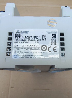 三菱原装FX5U80MTES板子