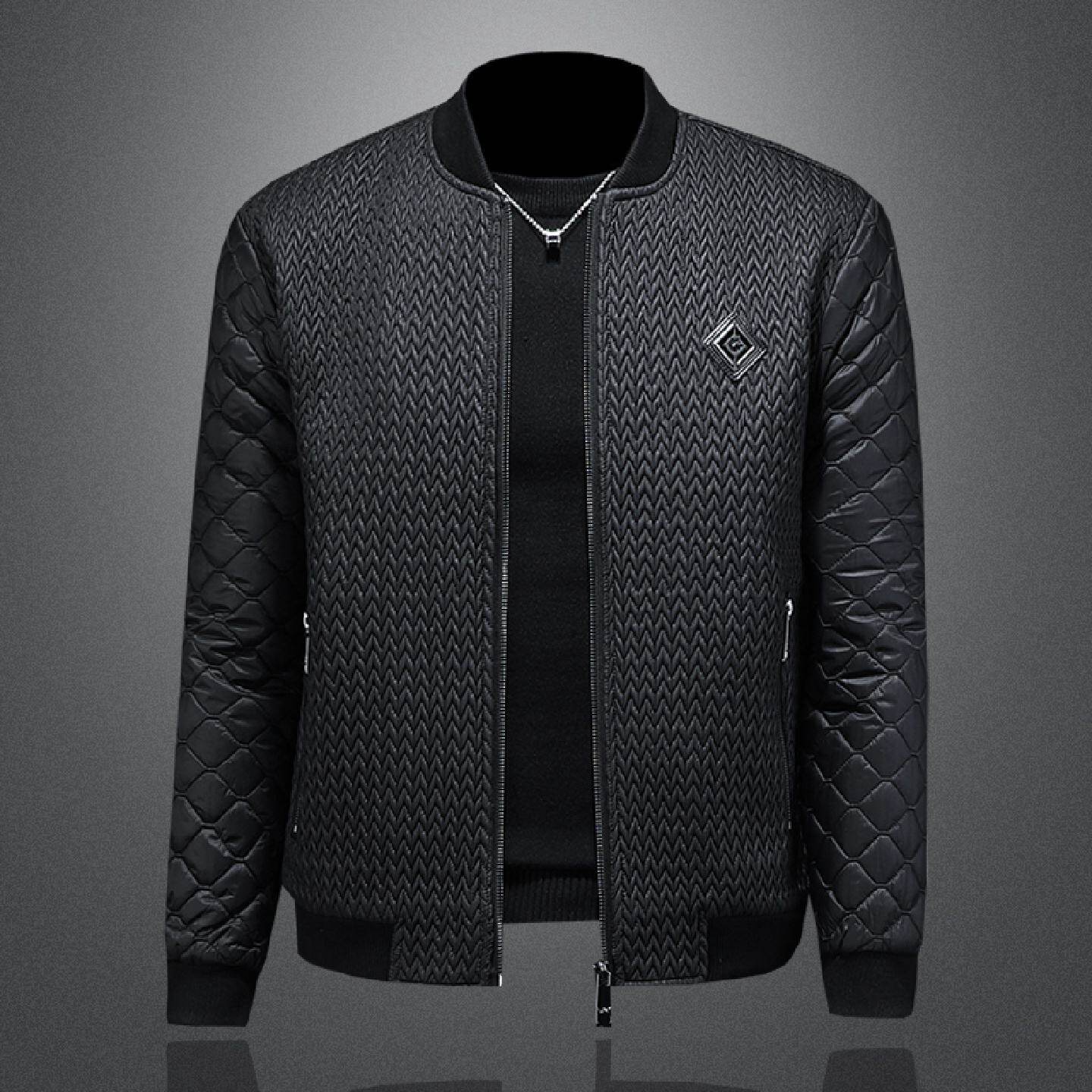 欧洲站潮牌棒球领棉衣保暖外套男士冬季新款加绒防寒棉服夹克潮男