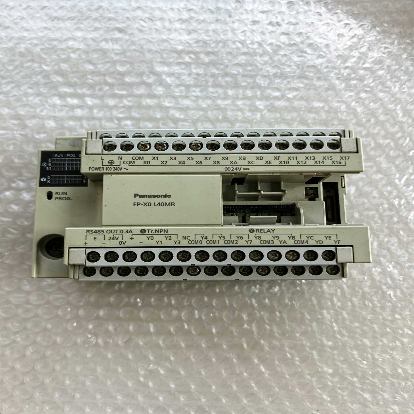松下AFPX0L40MR-F二手拆机PLC--议价商品