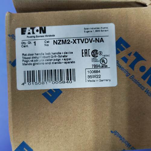议价伊顿穆勒NZM2-XTVDV-NA塑壳断路器手柄UL489 CSA认证齐全