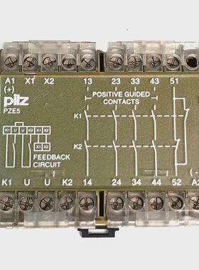 Pilz PZE 5 4S1 Safety Relay Expander Module 24VDC 474910