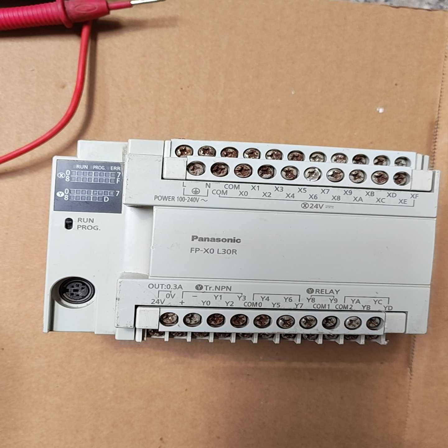 松下PLCFP-X0L30R，型号AFPX0L30R-F