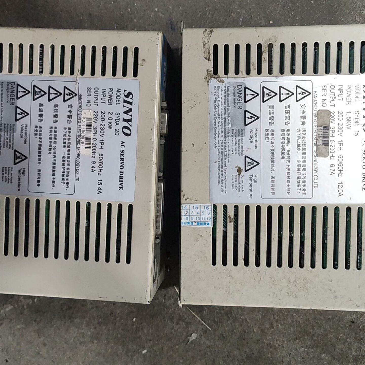 【议价】SYDB15  SINYO伺阳驱动器SYDA20,框架，适用820