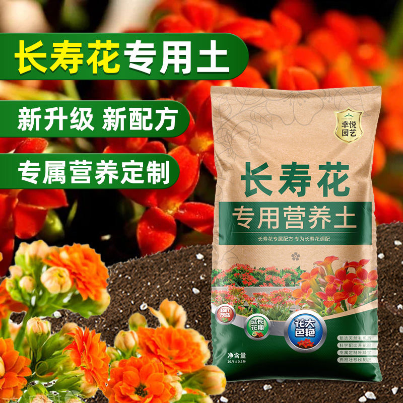 长寿花专用土花土营养土栽培土种养长寿花的土壤泥土配土盆栽