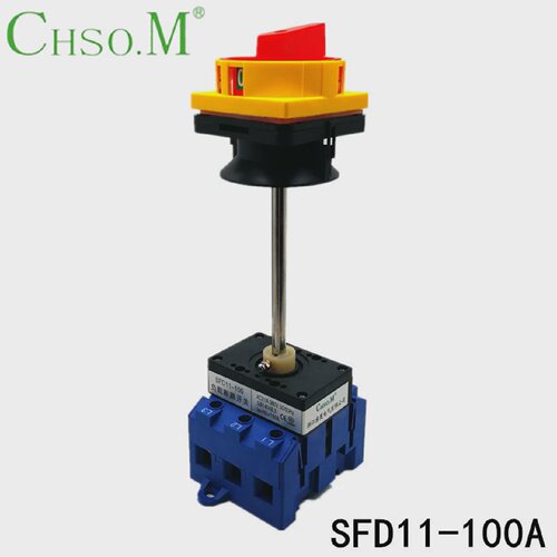 索莫SFD11-100A负载断路开关加长杆LW30带杆子电柜隔离门安装