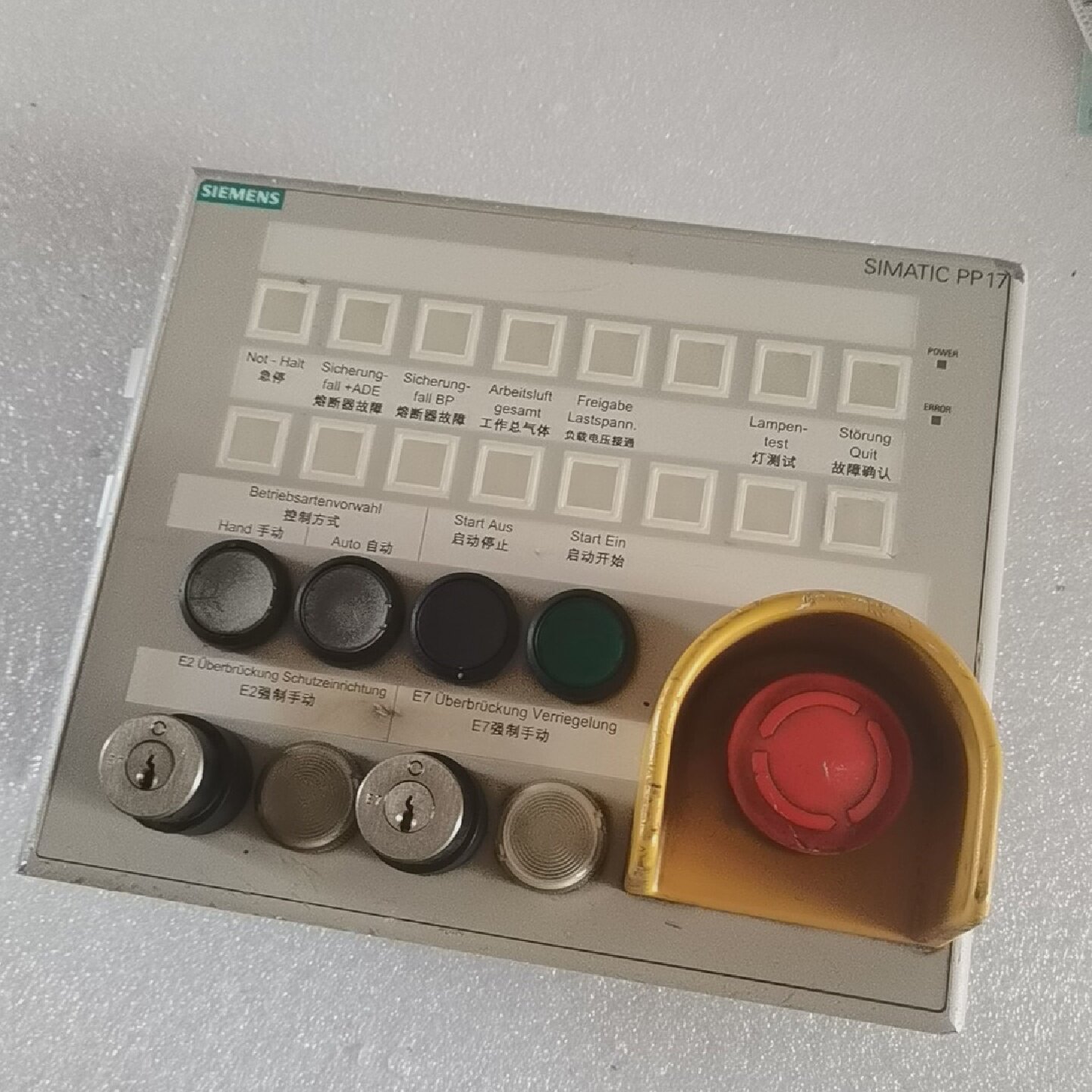 西门子控制面板6AV3 688-4CX07-0AA0询价