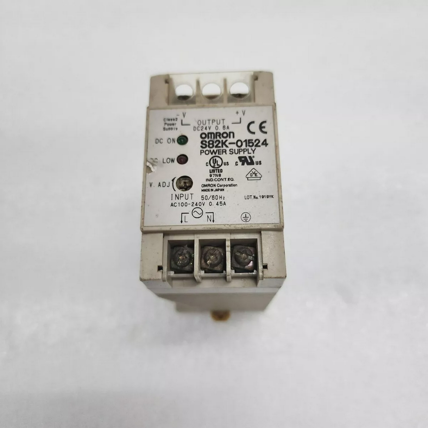 OMRONS82K-01524POWERSUPPLY24VDC0.6A