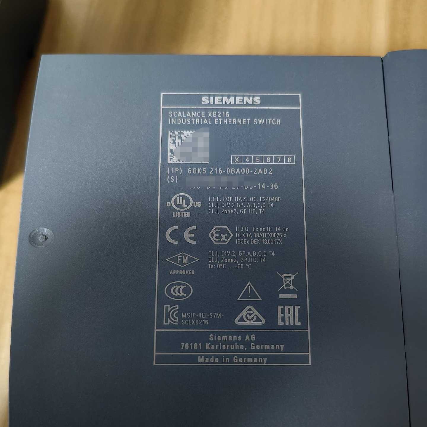 6GK5216-0BA00-2AB2，95新功能完好！--议价商品