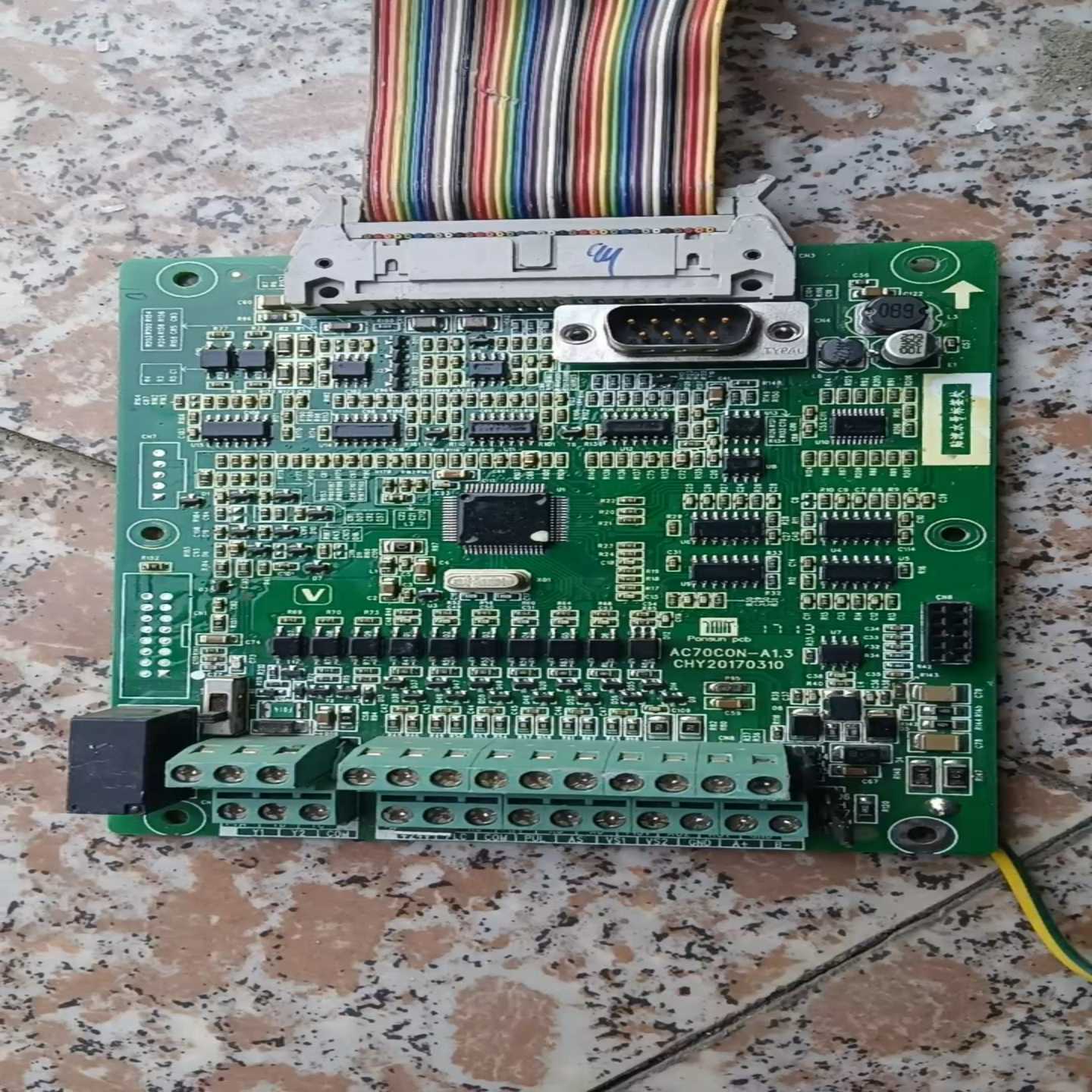 #电路板AC70CON-A1.3伟创AC70变频器主控板,拆【侨报商行】