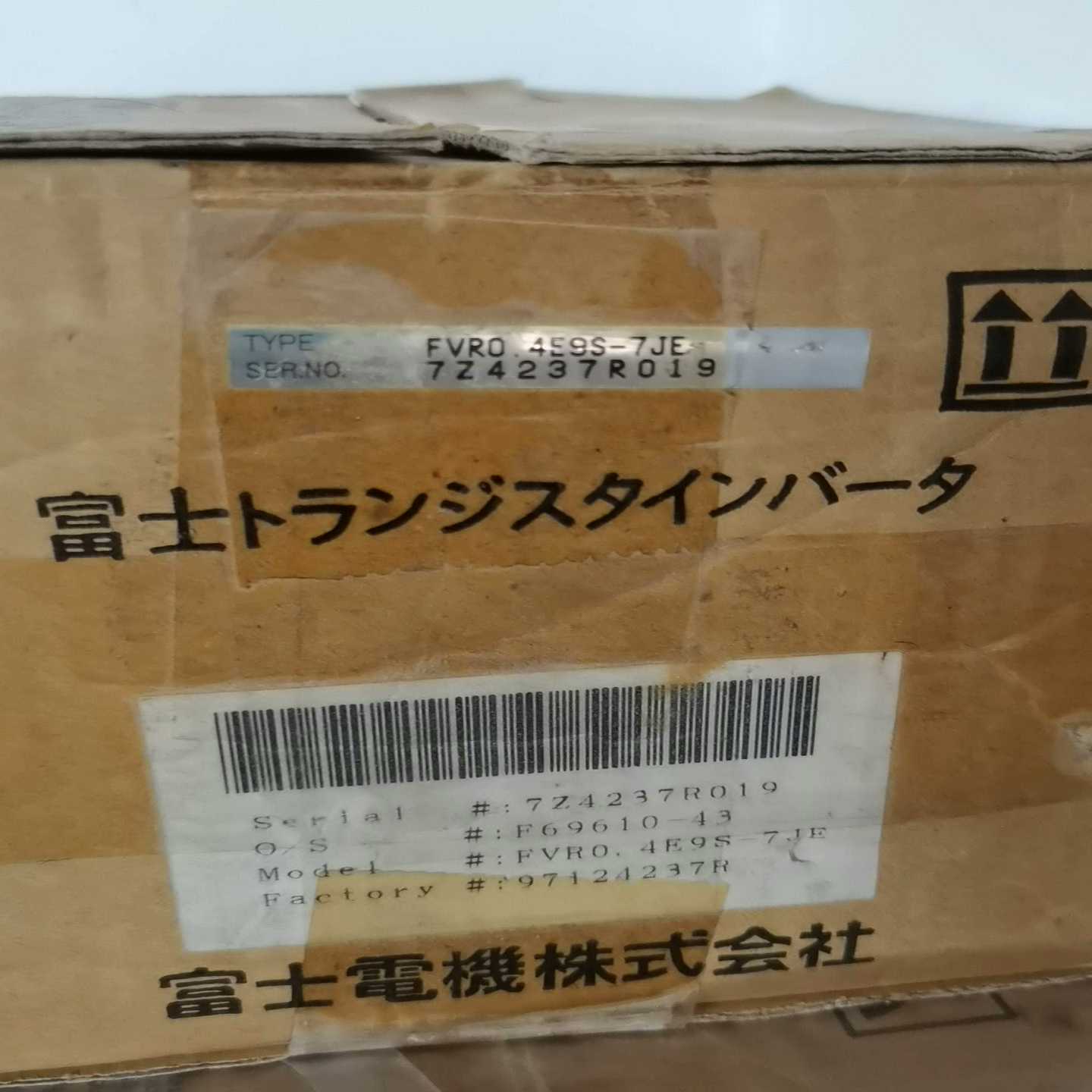 库存FVR0 4E9S-7JE一台；议价